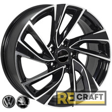 Zorat Wheels BK5772 7.5x17 5x112 ET45 DIA57.1 BP