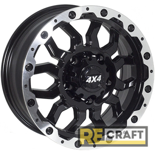Zorat Wheels 3322 7x16 5x139.7 ET35 DIA98.5 BLP Zorat Wheels 3322 7x16 5x139.7 ET35 DIA98.5 BLP