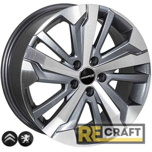 Zorat Wheels BK5837 7x17 5x108 ET23 DIA65.1 GP Zorat Wheels BK5837 7x17 5x108 ET23 DIA65.1 GP