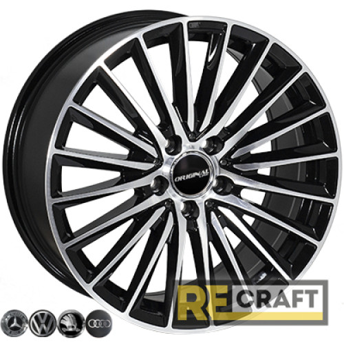 Zorat Wheels BK5909 8x18 5x112 ET43 DIA66.6 BP