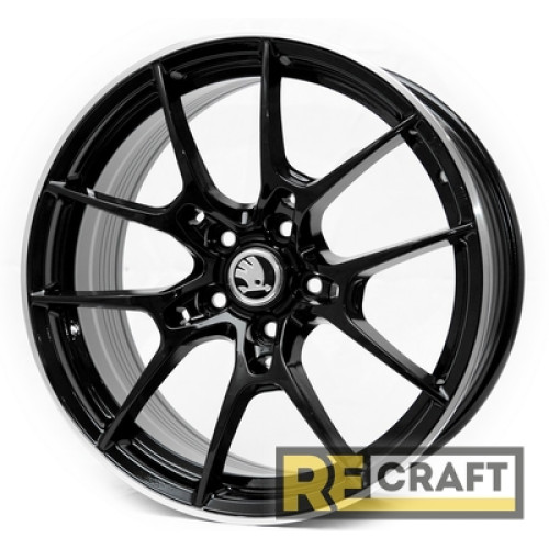 Replica Skoda KW11 7x16 5x112 ET35 DIA66.6 MBL Replica Skoda KW11 7x16 5x112 ET35 DIA66.6 MBL