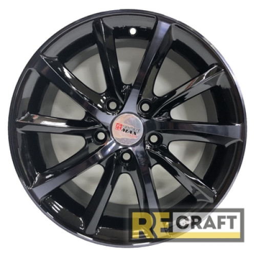 Sportmax Racing SR-968 6.5x16 5x114.3 ET40 DIA67.1 Black Sportmax Racing SR-968 6.5x16 5x114.3 ET40 DIA67.1 Black