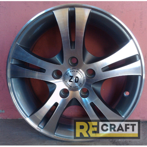 ZD 314 6x14 5x100 ET35 DIA63.4 GMF ZD 314 6x14 5x100 ET35 DIA63.4 GMF