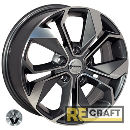 Zorat Wheels BK5168 6.5x16 5x114.3 ET45 DIA66.1 GP Zorat Wheels BK5168 6.5x16 5x114.3 ET45 DIA66.1 GP