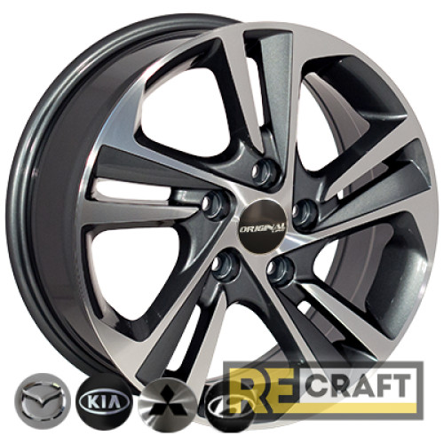 Zorat Wheels BK5210 6.5x16 5x114.3 ET45 DIA67.1 HB Zorat Wheels BK5210 6.5x16 5x114.3 ET45 DIA67.1 HB