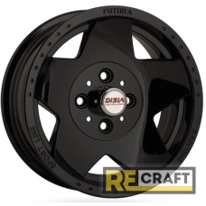 Disla Futura 5.5x13 4x98 ET5 DIA58.6 Black