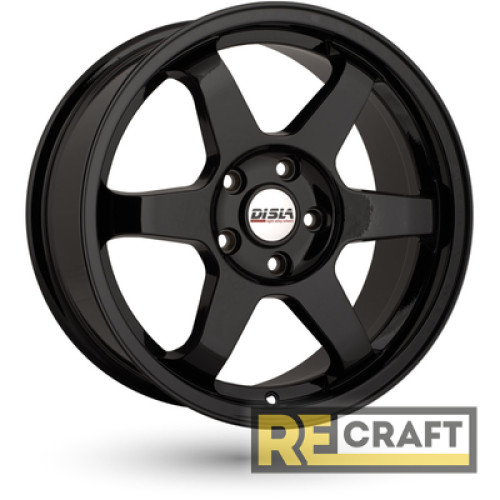 Disla JDM 8x18 5x100 ET45 DIA56.1 Black