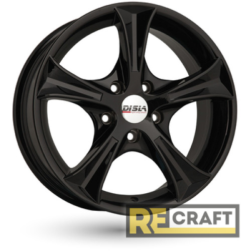 Disla Luxury 7.5x17 5x100 ET40 DIA67.1 Black Disla Luxury 7.5x17 5x100 ET40 DIA67.1 Black