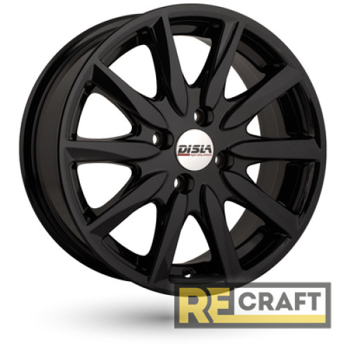 Disla Raptor 6.5x15 4x100 ET40 DIA67.1 Black Disla Raptor 6.5x15 4x100 ET40 DIA67.1 Black