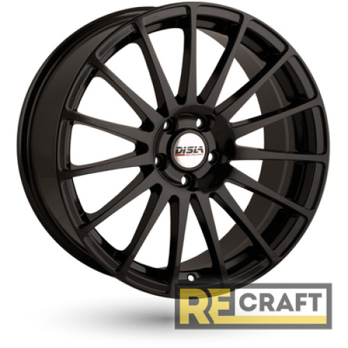 Disla Turismo 7.5x17 5x108 ET45 DIA63.4 Black Disla Turismo 7.5x17 5x108 ET45 DIA63.4 Black