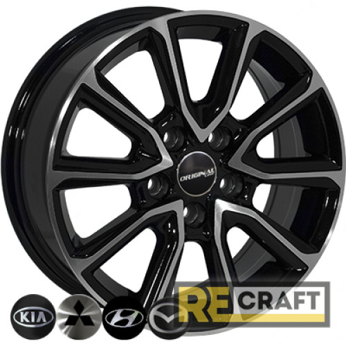 Zorat Wheels BK5344 6.5x16 5x114.3 ET35 DIA67.1 BP