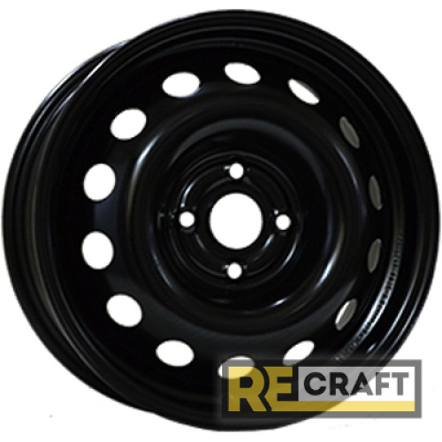 Steel Trebl 7730T 5.5x15 4x114.3 ET40 DIA66.1 Black Steel Trebl 7730T 5.5x15 4x114.3 ET40 DIA66.1 Black