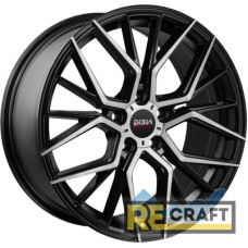 Disla Crystal 7x16 5x108 ET45 DIA67.1 Black