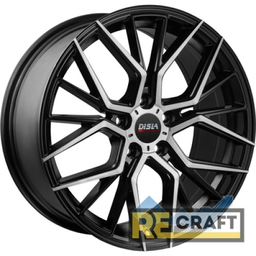 Disla Crystal 7x16 5x114.3 ET40 DIA67.1 Black Disla Crystal 7x16 5x114.3 ET40 DIA67.1 Black