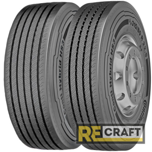 Continental Conti Hybrid HS3 (рулевая) 355/50 R22.5 158K PR18 Continental Conti Hybrid HS3 (рулевая) 355/50 R22.5 158K PR18