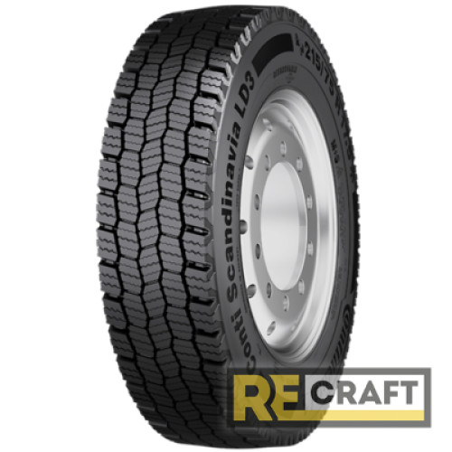 Continental Conti Scandinavia HD3 (ведущая) 315/70 R22.5 154/150L Continental Conti Scandinavia HD3 (ведущая) 315/70 R22.5 154/150L